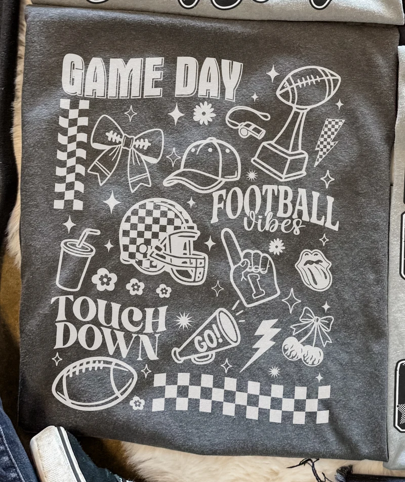Game Day Collage Comfort Color Tee- Hometown Huddle