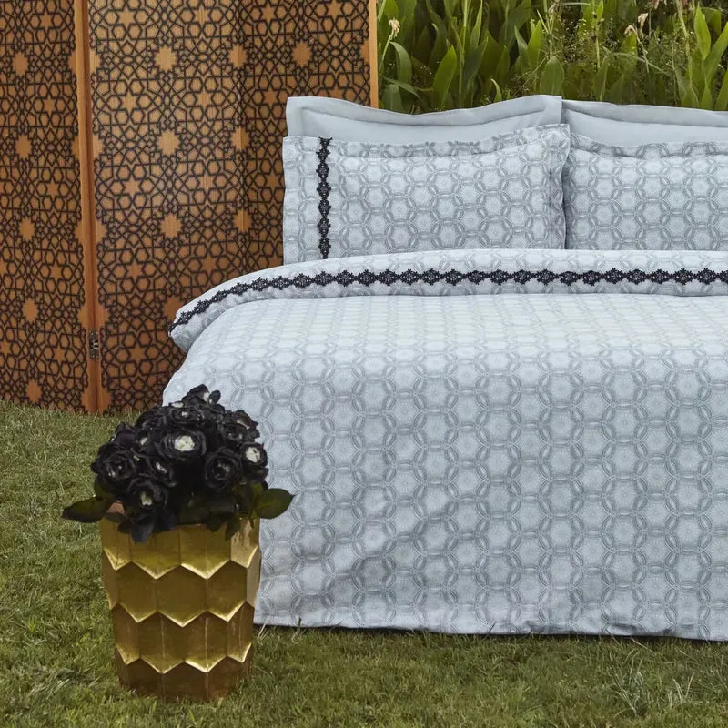 Karaca Rodeni Bettbezug-Set aus 100 % türkischer Baumwolle, Einzelbett, Mehrfarbig