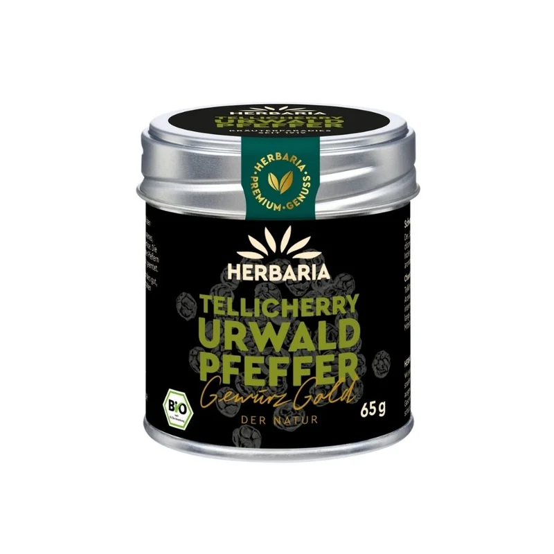 Herbaria Tellicherry Urwaldpfeffer Bio SD-Dose, 65 g