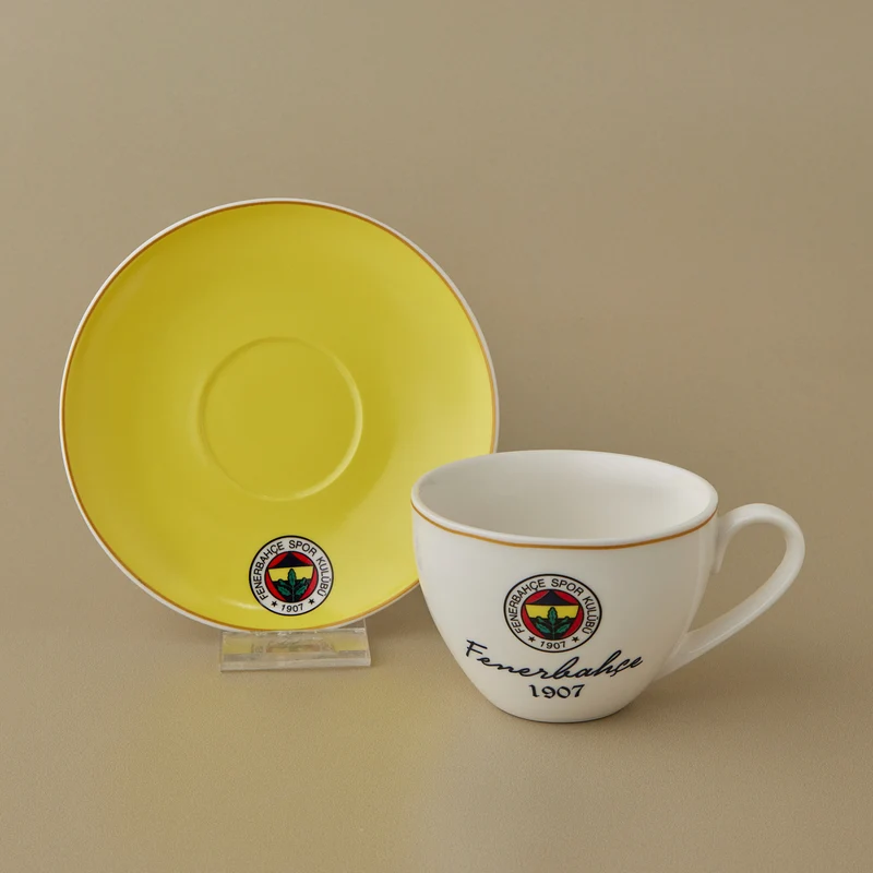 Karaca x Fenerbahçe Lizenziertes 2-teiliges Teetassen-Set, 220ML