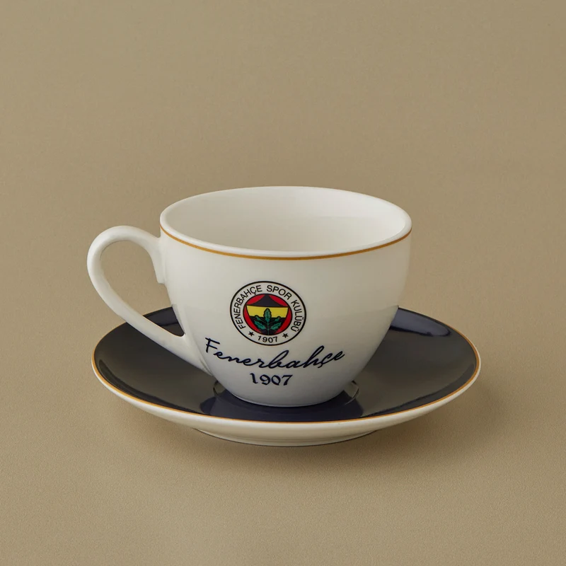 Karaca x Fenerbahçe Lizenziertes 2-teiliges Teetassen-Set, 220ML