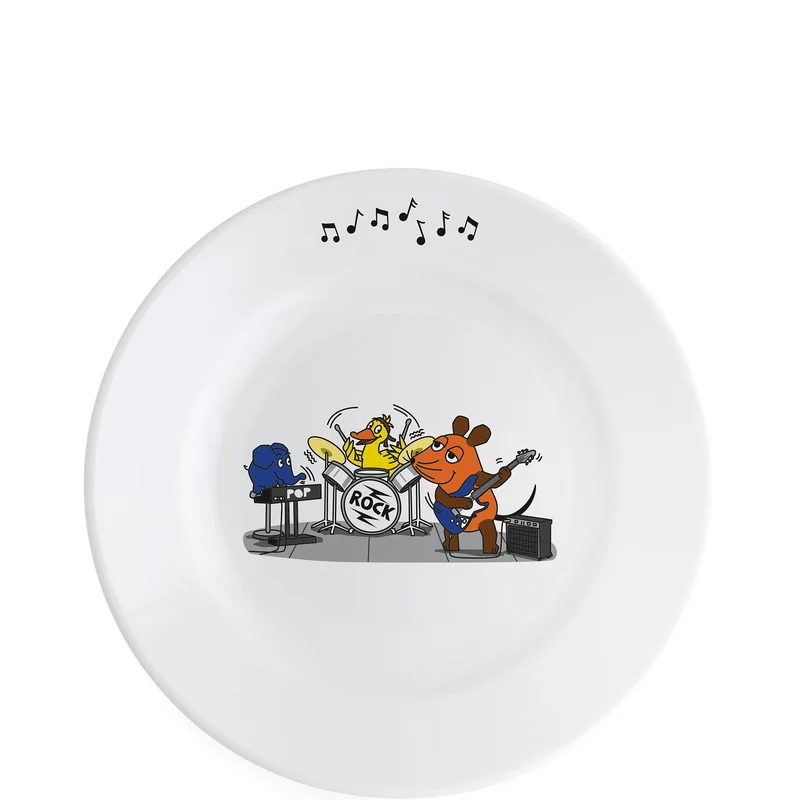 KAHLA DieMaus Frühstücksteller 20,5 cm Rockband