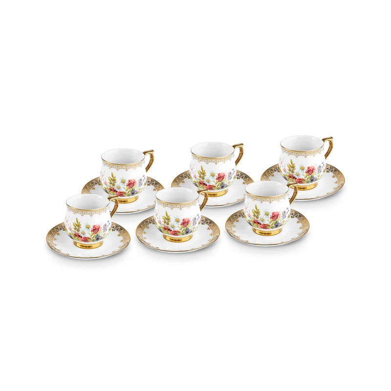 Karaca Yeşim 6-teiliges Kaffeetassen-Set, 100ML
