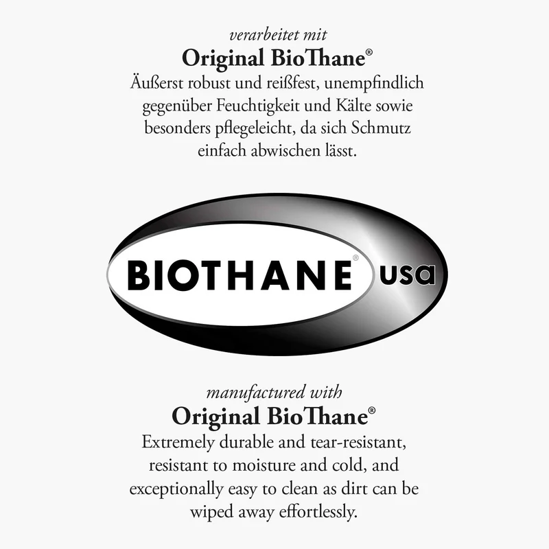 Stufenlos verstellbare Führleine Wolmar BioThane® x Leder