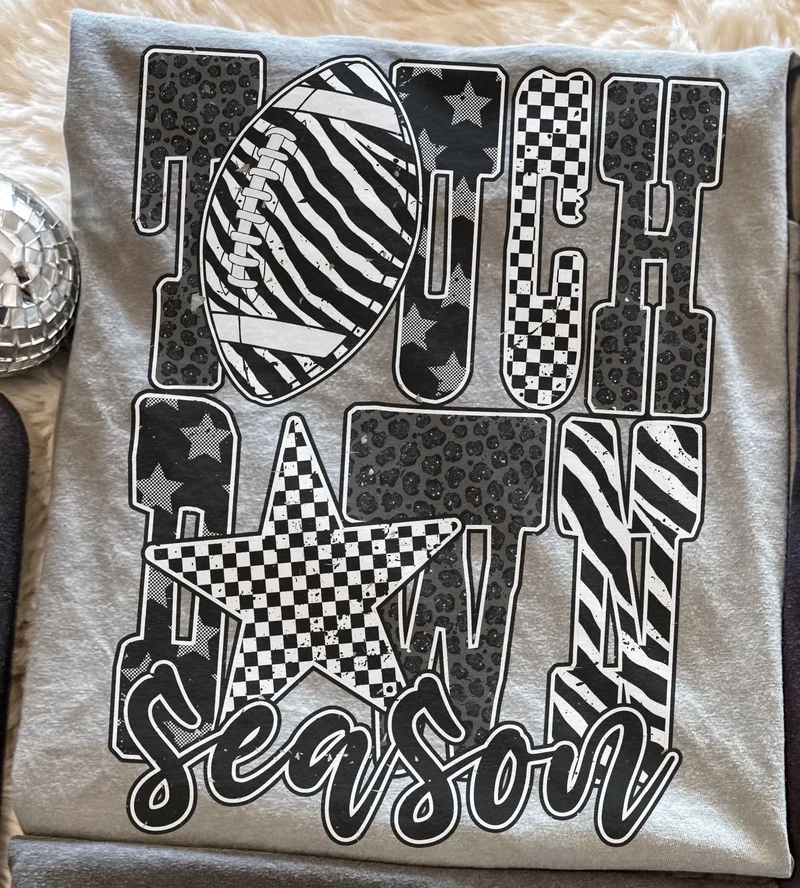 TouchDown Season Comfort Color Tee- Hometown Huddle