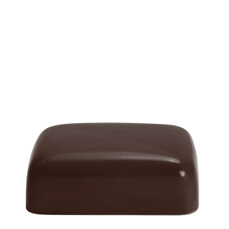 KAHLA Pronto Colore Oberteil zur Butterdose, eckig chocolate brown