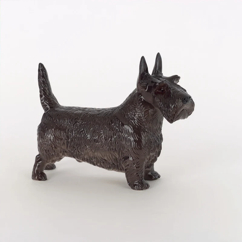 Scotch Terrier | Unterglasurmalerei | schwarz