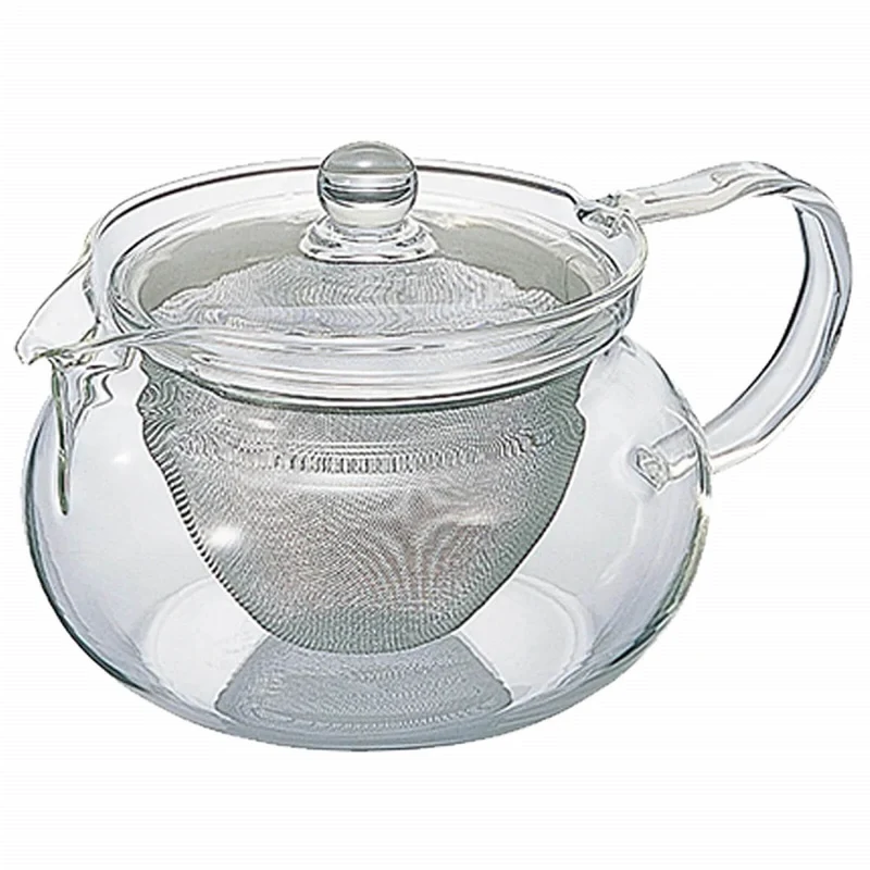 Bauchige Glas Teekanne Maru