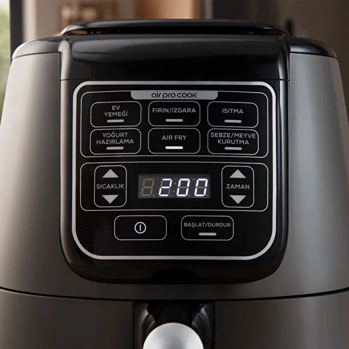 Karaca Air Pro Cook XL 2 in 1 Sprachgesteuerter AirFryer Mineral Gold 4L