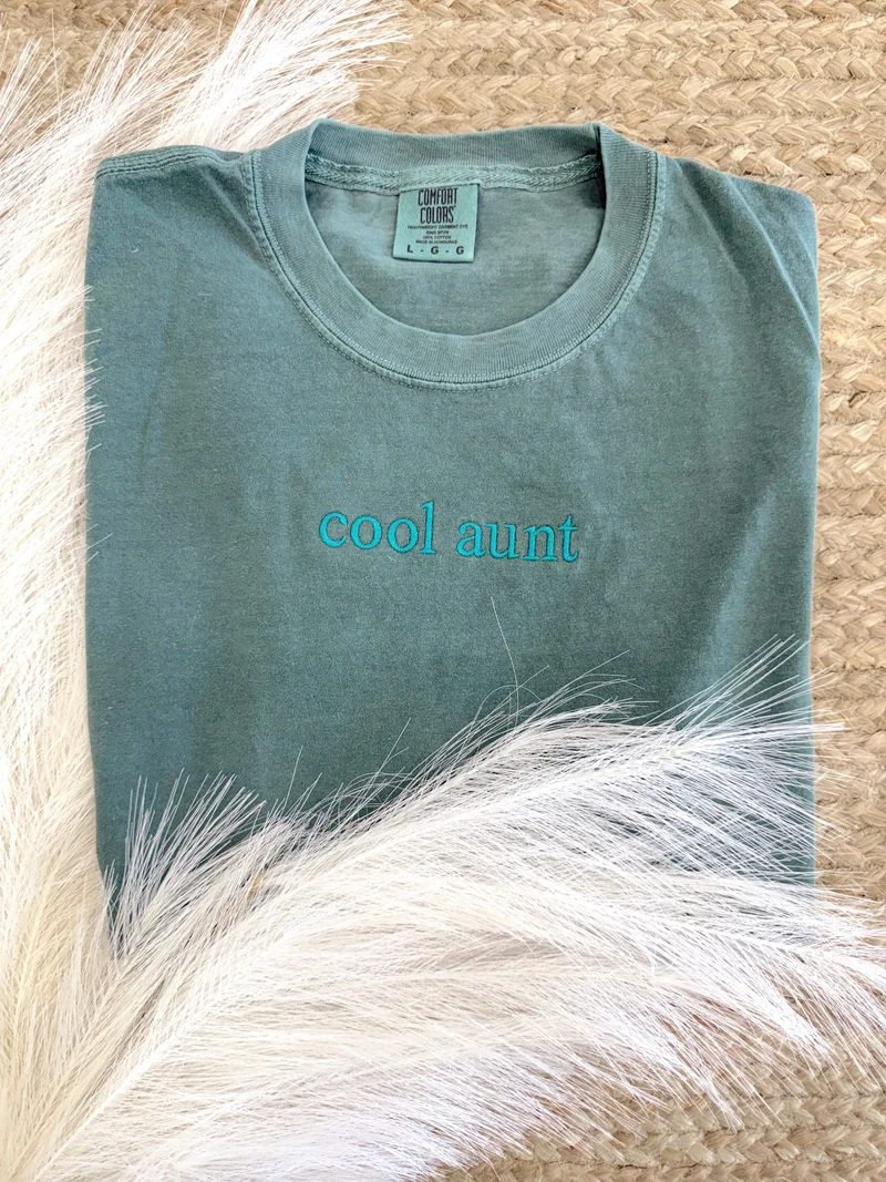 Cool Aunt Embroidered Tee
