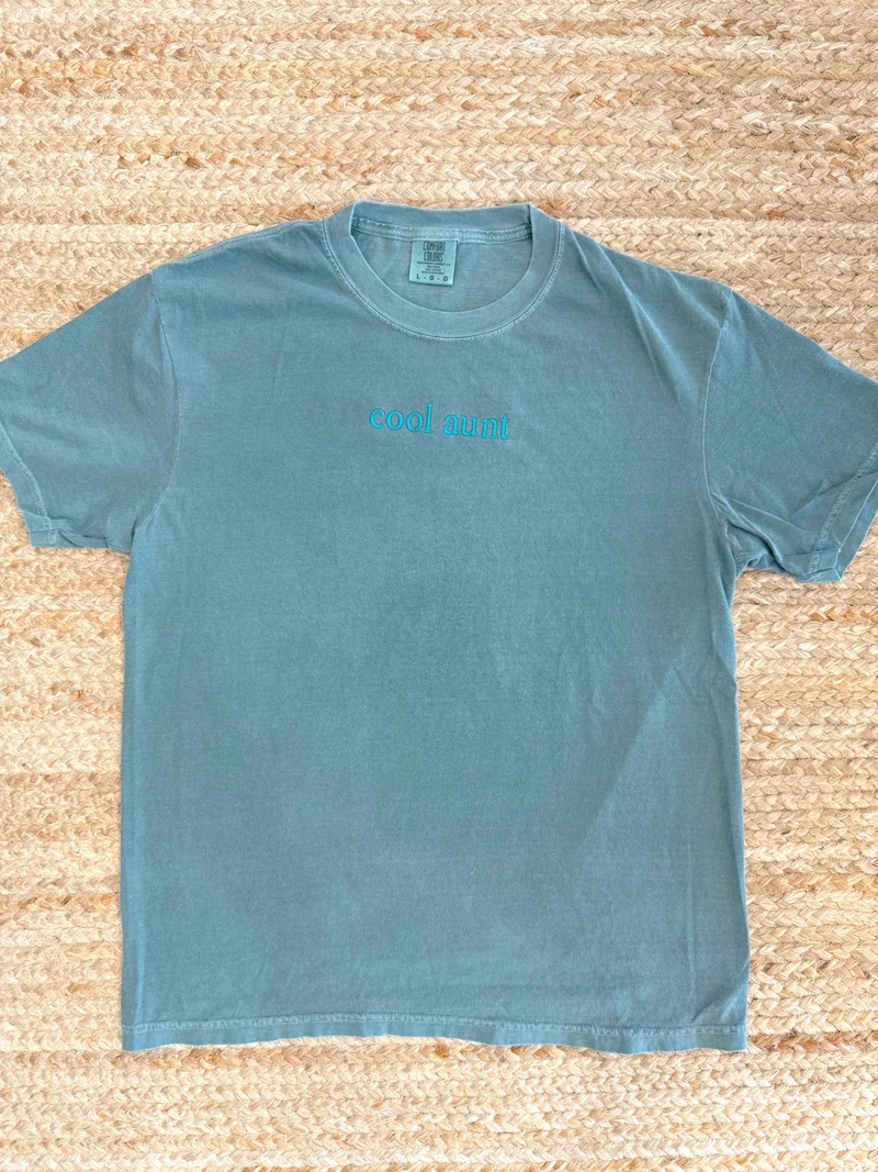 Cool Aunt Embroidered Tee