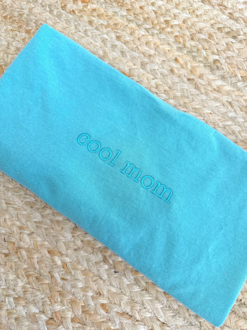 Cool Mom Embroidered Tee