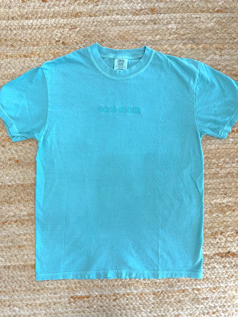 Cool Mom Embroidered Tee