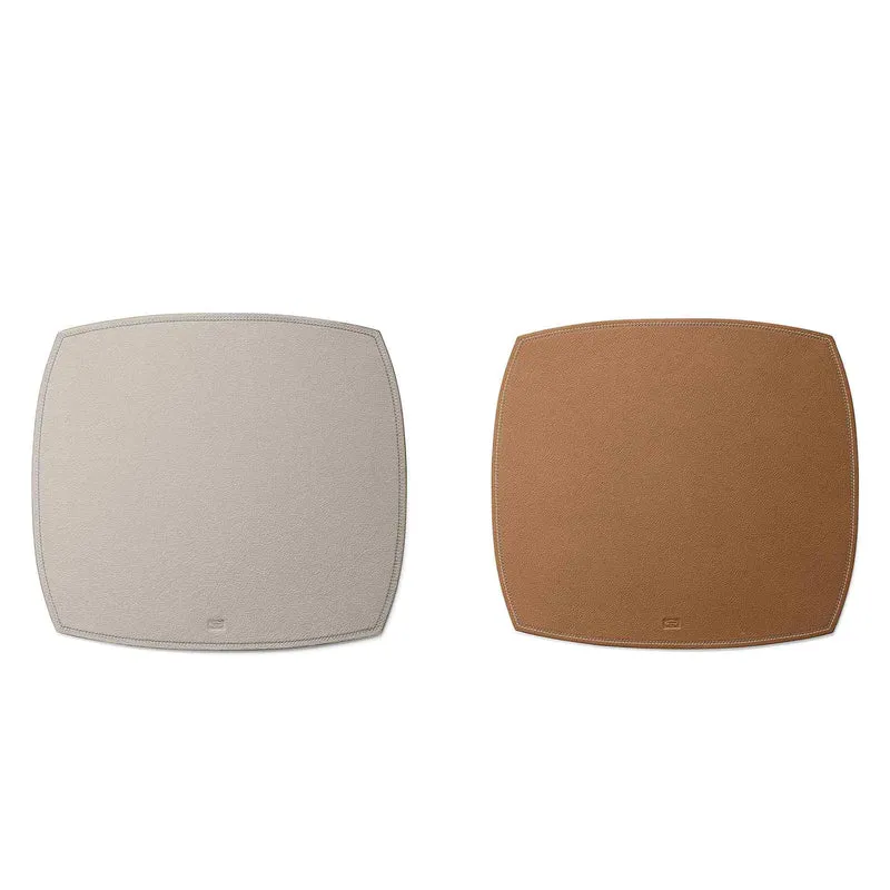 Leather Placemats CHICWARE COLLECTION Set of 6 by Poltrona Frau Style & Design Centre