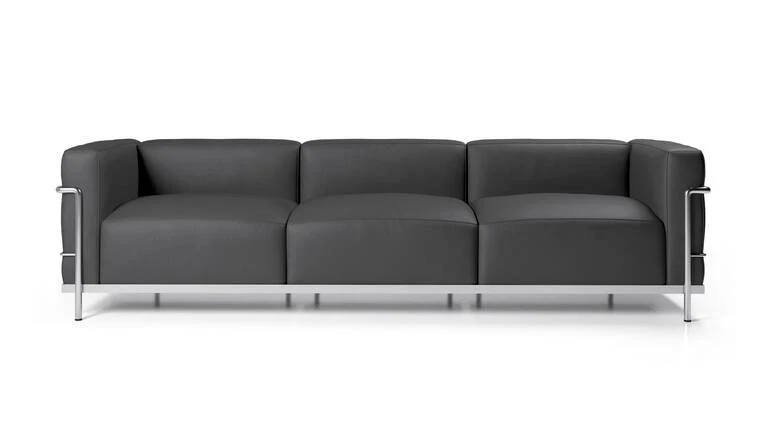 Sofa - "3, Fauteuil Grand Confort, Grand Modèle", designed by Charlotte Perriand, Le Corbusier, Pierre Jeanneret for Cassina
