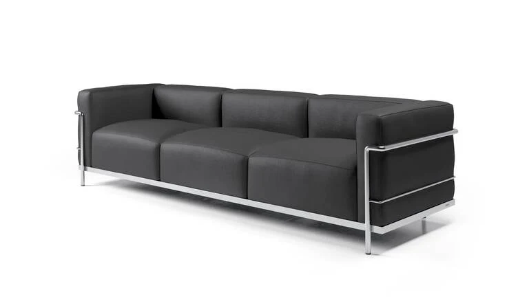 Sofa - "3, Fauteuil Grand Confort, Grand Modèle", designed by Charlotte Perriand, Le Corbusier, Pierre Jeanneret for Cassina