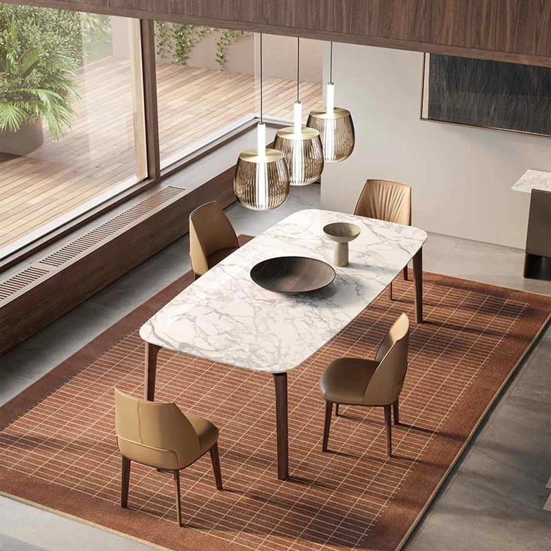 Marble Dining Table ABIGAIL by Roberto Lazzeroni for Poltrona Frau