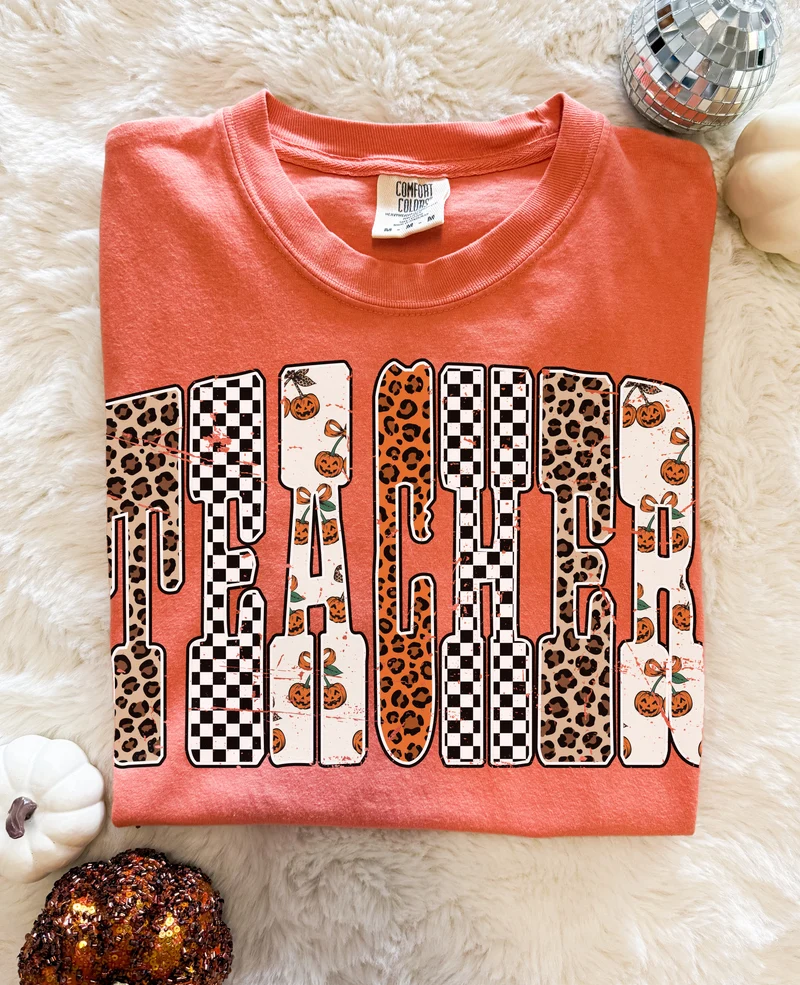 Teacher Halloween ADULT Comfort Colors Tee