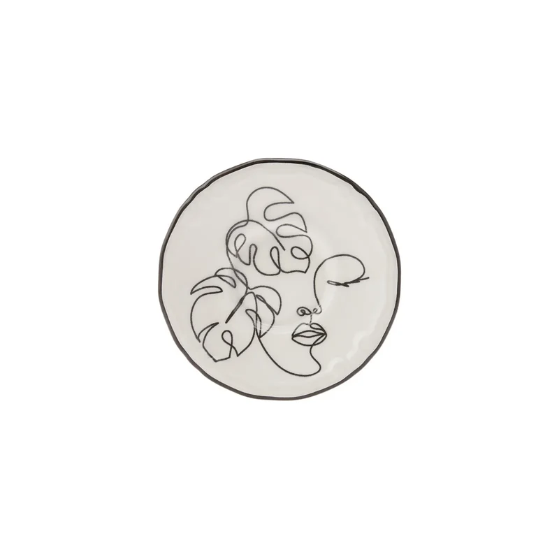 Karaca Face 6-teiliges Kuchenteller-Set