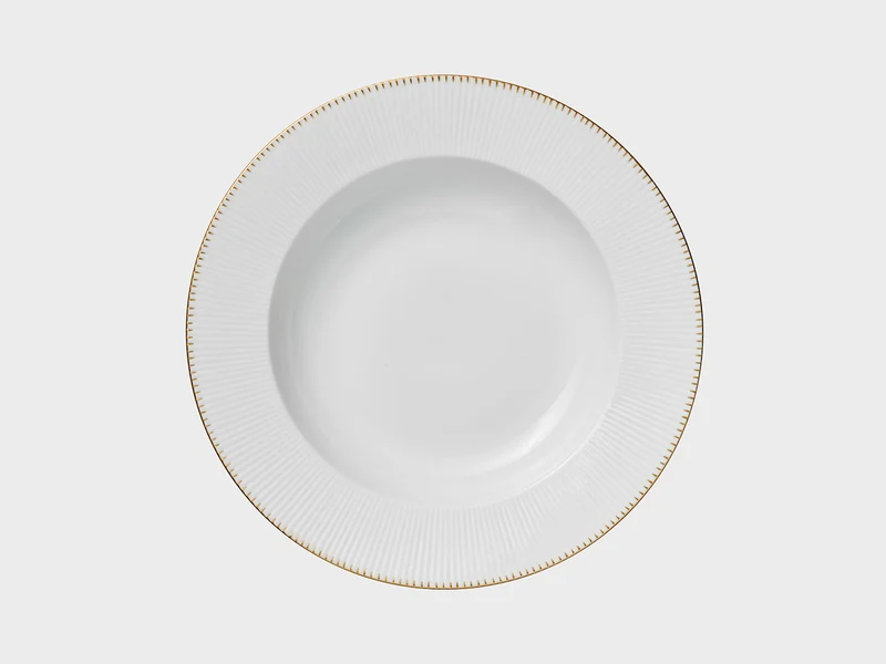Teller tief | Adonis | Goldzacken | 25 cm