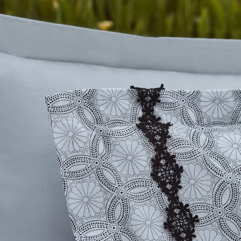 Karaca Rodeni 100 % Türkische Baumwolle Bettbezug-Set, Doppelbett, Mehrfarbig