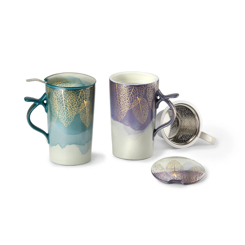 Teetasse "Golden Leaf" | 33355 | Dethlefsen & Balk | New Bone China