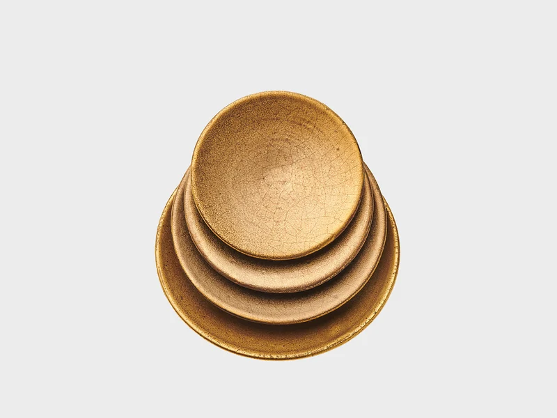 Tellerchen "A hint of gold"