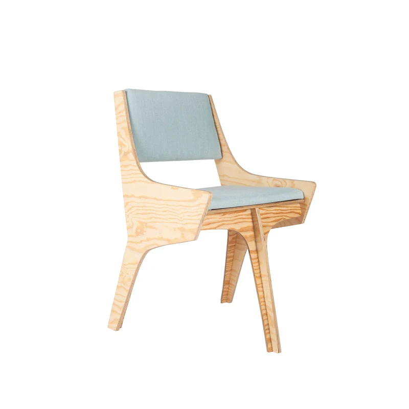 Oak Wood Chair FALCONE CREAM by Jules Régis