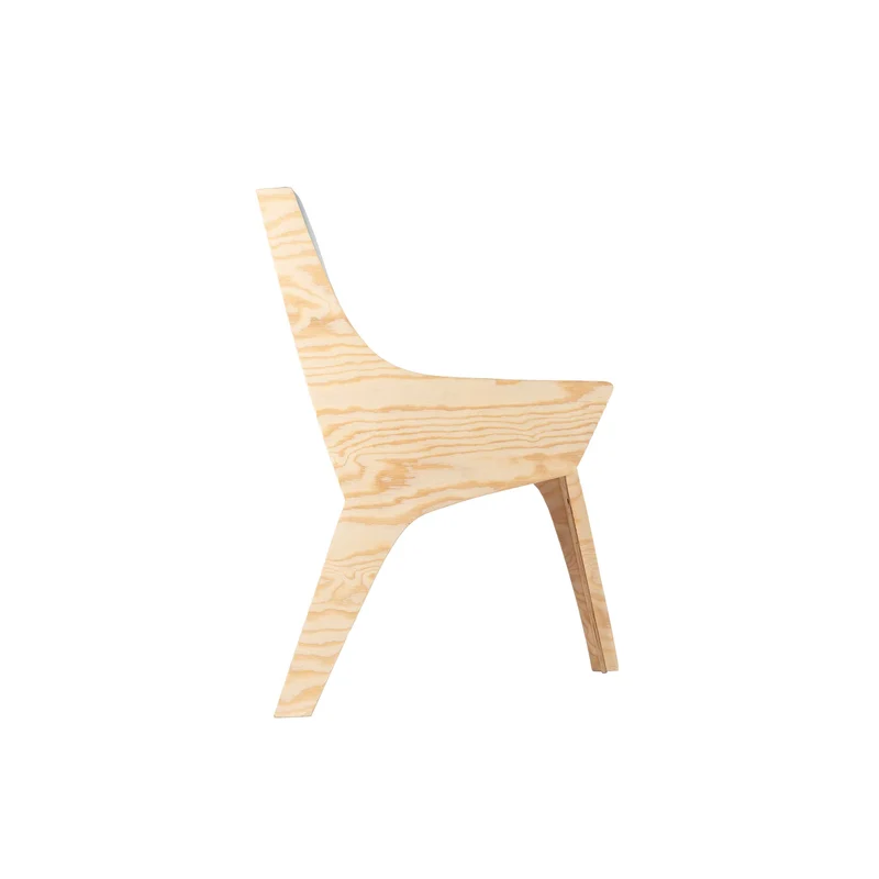 Oak Wood Chair FALCONE CREAM by Jules Régis