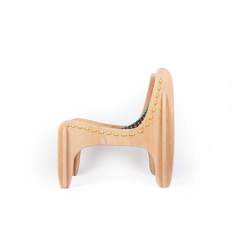 Oak Wood Chair SPIDER by Jules Régis