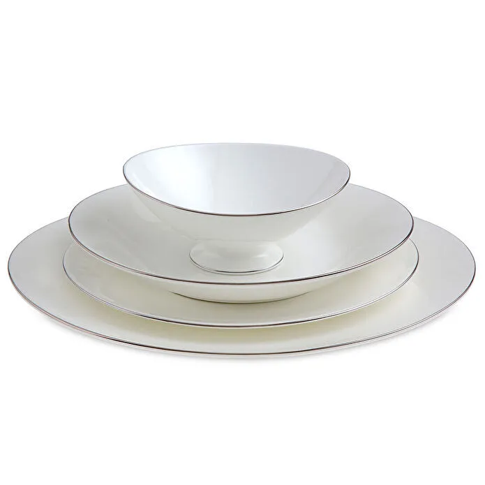 Jumbo Moon Platin 64-teiliges Tafelservice für 12 Personen