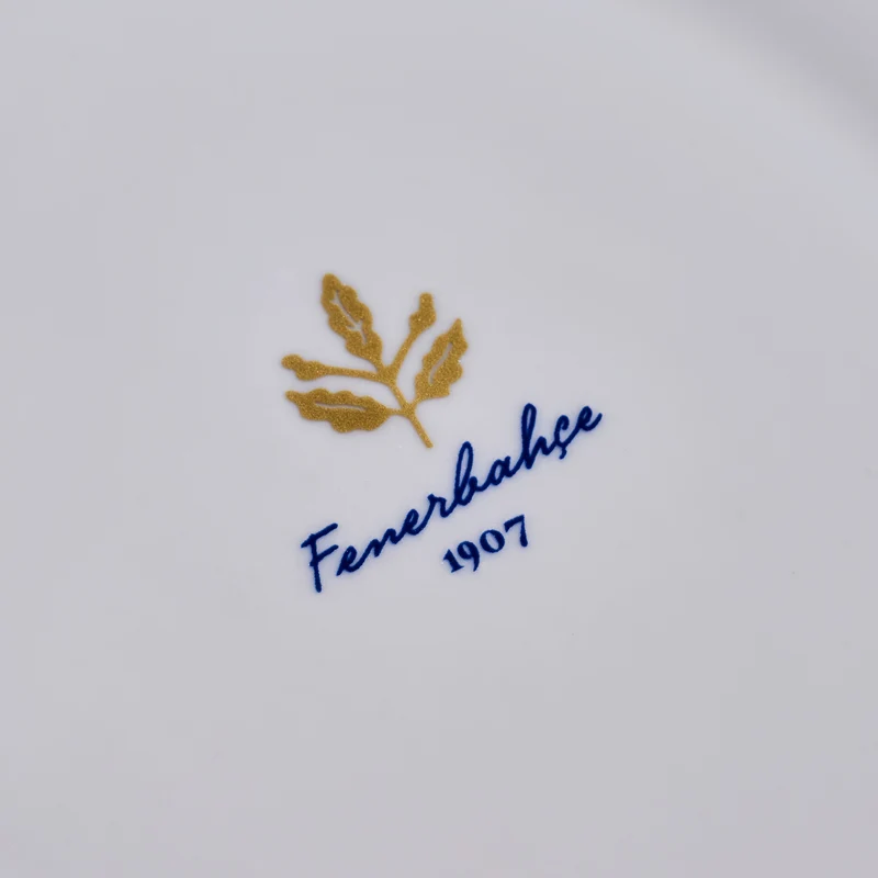 Karaca x Fenerbahçe Lizenziertes Forever Bone – 14-teiliges Frühstücksset für 6 Personen