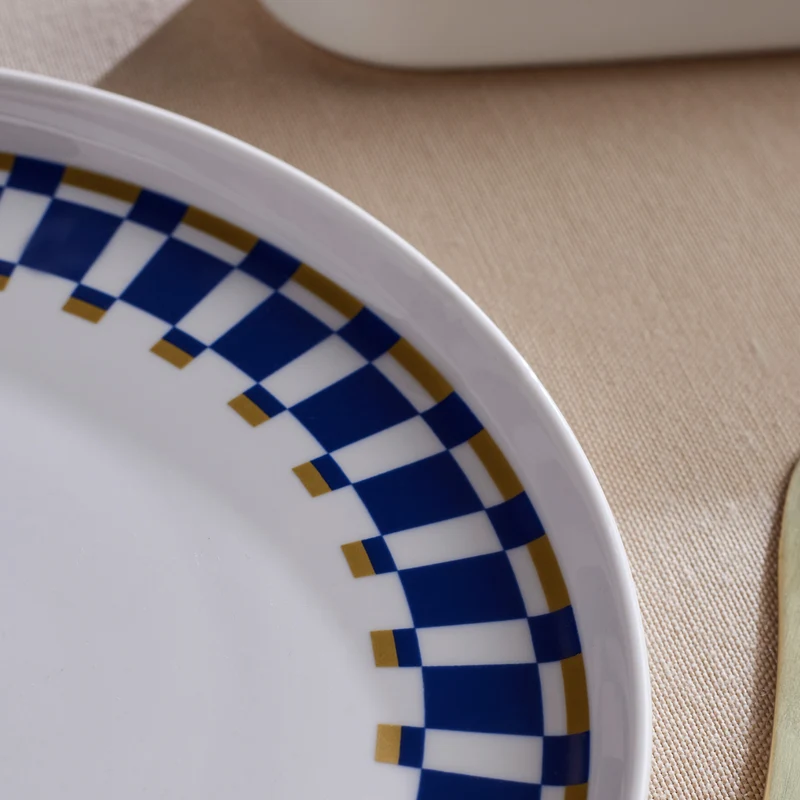 Karaca x Fenerbahçe Lizenziertes Forever Bone – 14-teiliges Frühstücksset für 6 Personen