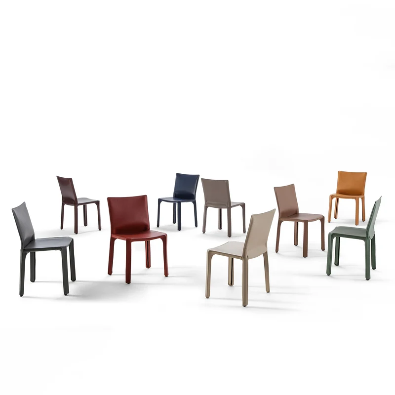 Kids Leather Chair CAB 412 Petit, designed by Mario Bellini for Cassina