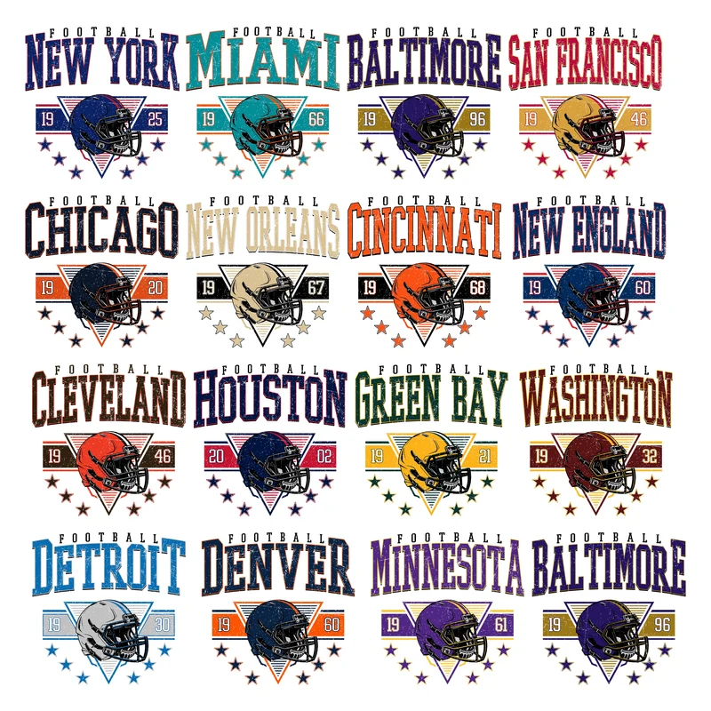 DAL, PHI, KAN, PIT, BUF NFL Teams Sweatshirts
