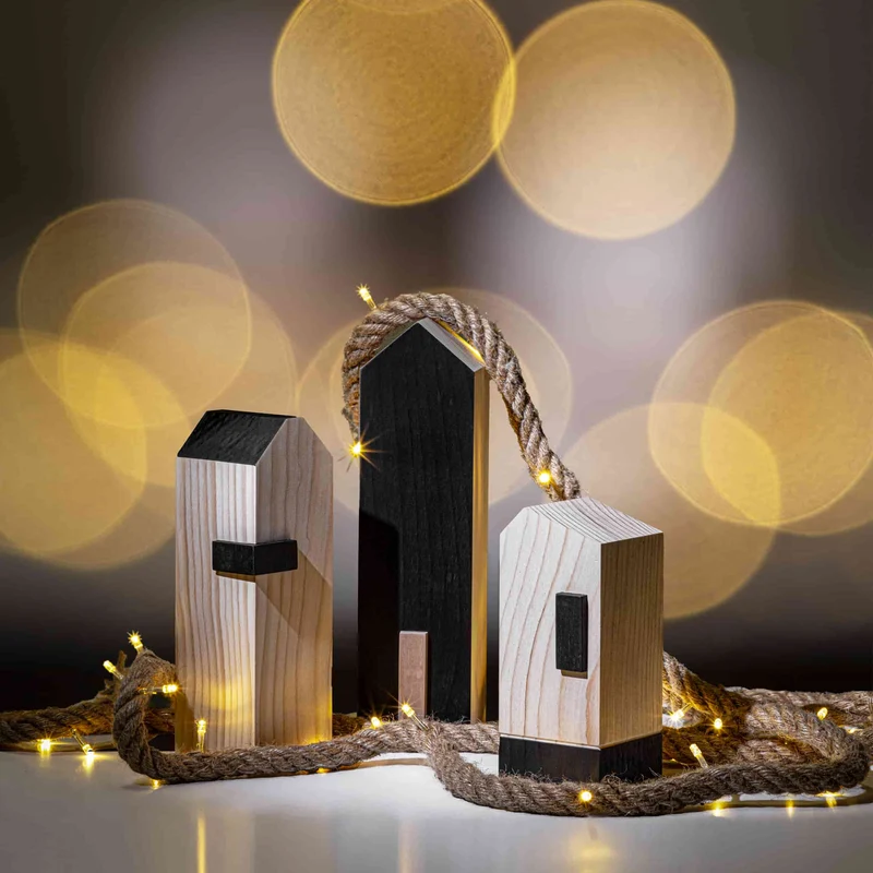 Cedar Wood Decorative Object CITIES ROTTERDAM by Authentic Design for Riva 1920