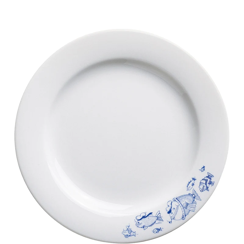 KAHLA Ahoi Marie Brunch-Teller 23 cm Fischschwarm