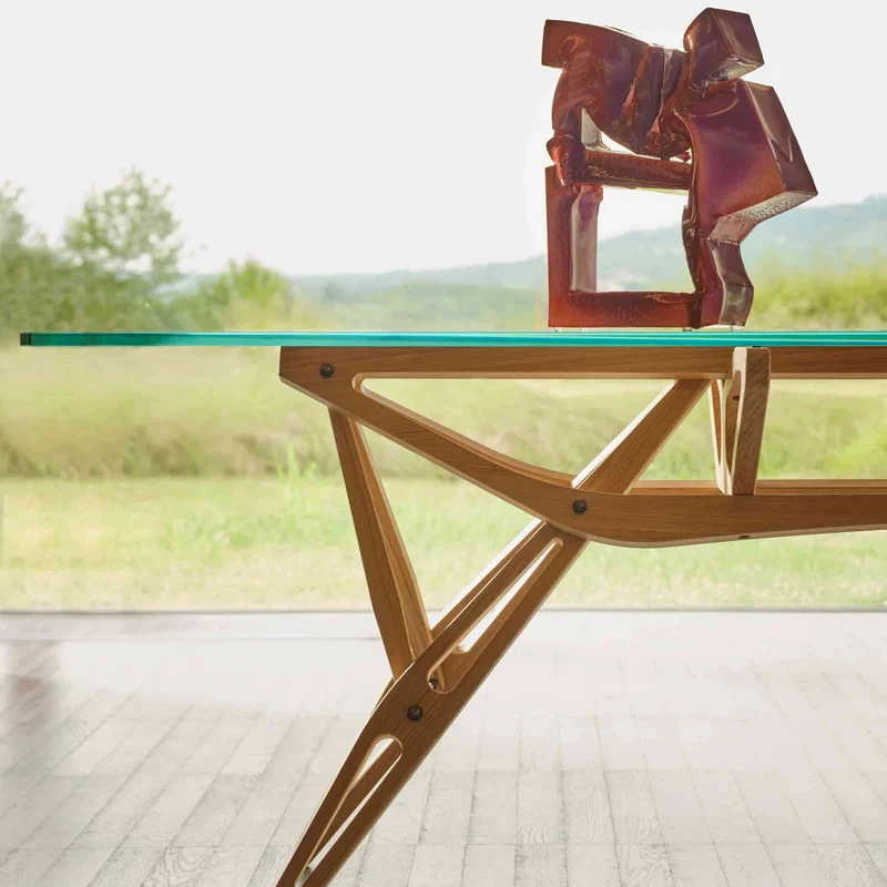 Dining Table REALE CM Homage to Carlo Mollino by Zanotta