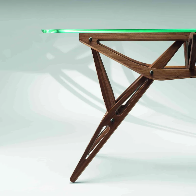 Dining Table REALE CM Homage to Carlo Mollino by Zanotta