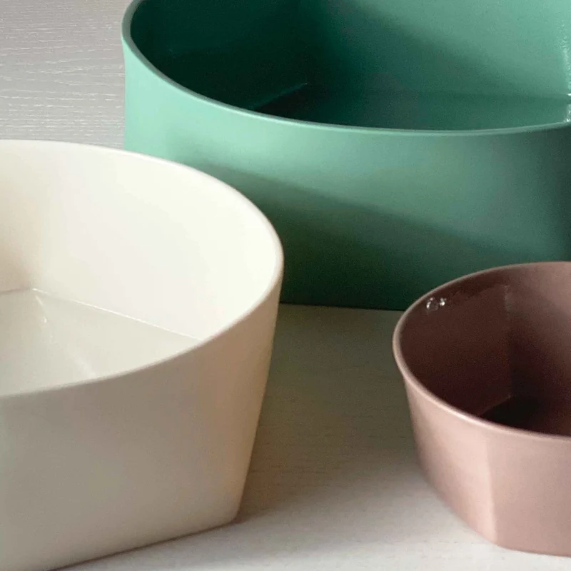 Porcelain Bowl ORU Set of Two by Chiara Andreatti for Paola C