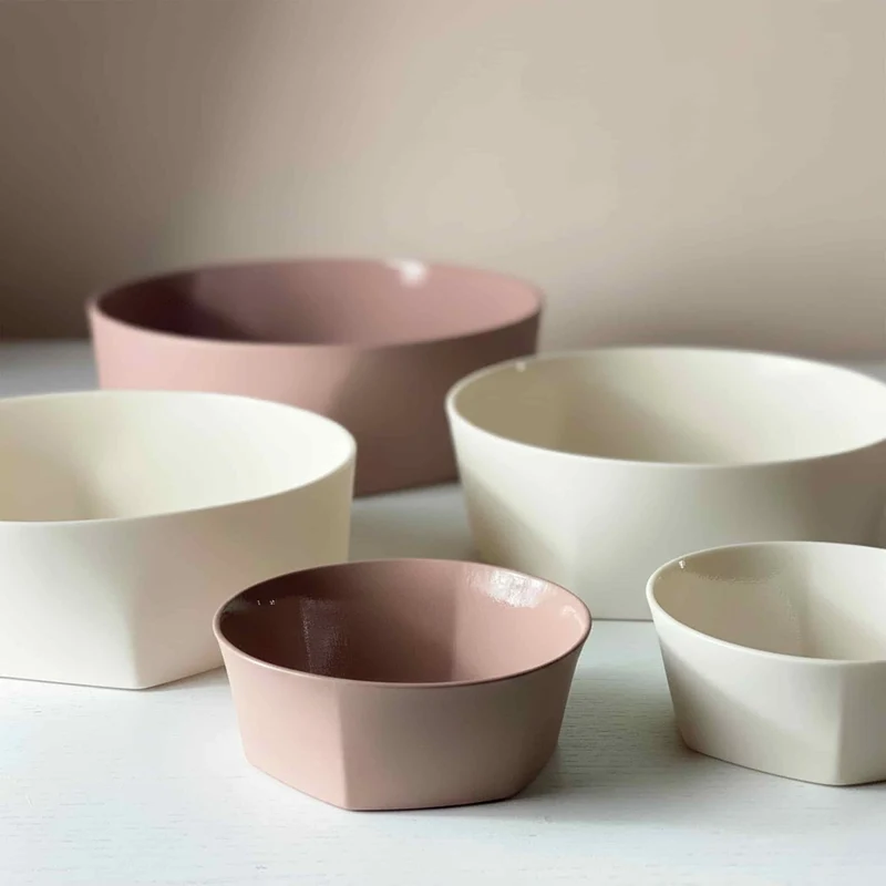 Porcelain Bowl ORU Set of Two by Chiara Andreatti for Paola C