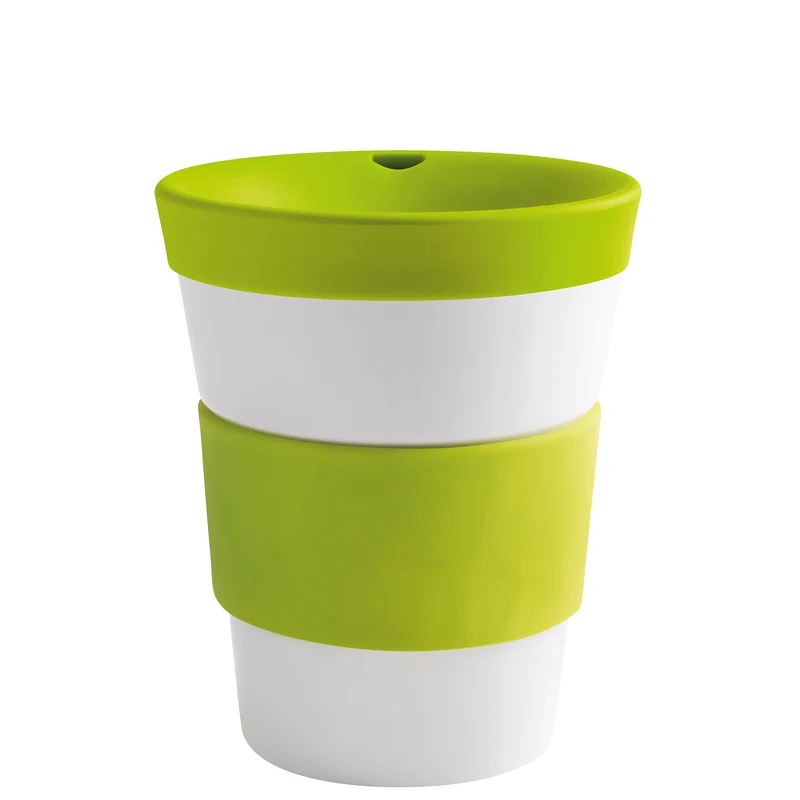KAHLA cupit Becher 0,35 l + Trinkdeckel fresh lime