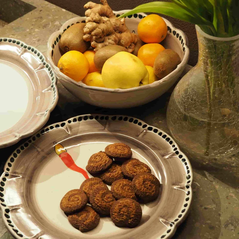 Ceramic Salad Bowl VIETRI - FORTUNA by Germana Scapellato for Wtfb
