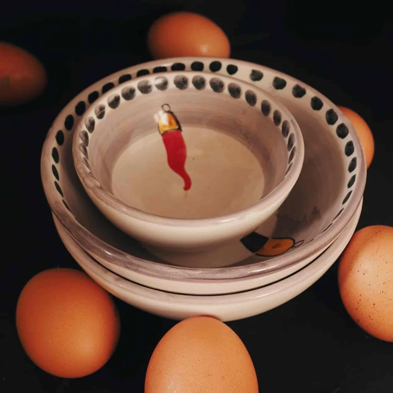 Ceramic Bowl VIETRI - FORTUNA by Germana Scapellato for Wtfb