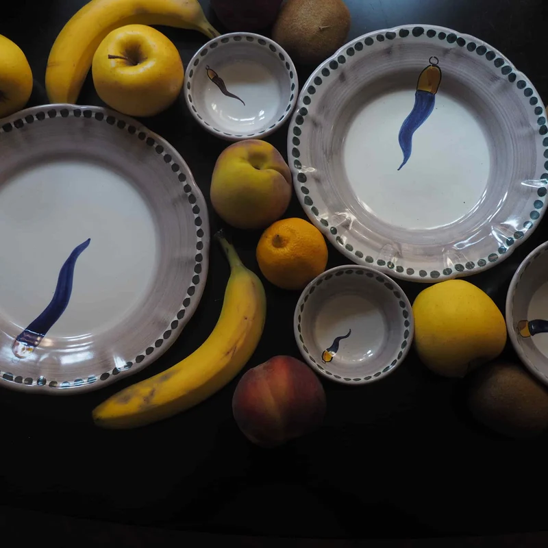 Ceramic Bowl VIETRI - FORTUNA by Germana Scapellato for Wtfb