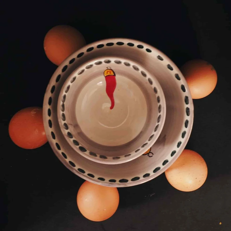 Ceramic Bowl VIETRI - FORTUNA by Germana Scapellato for Wtfb