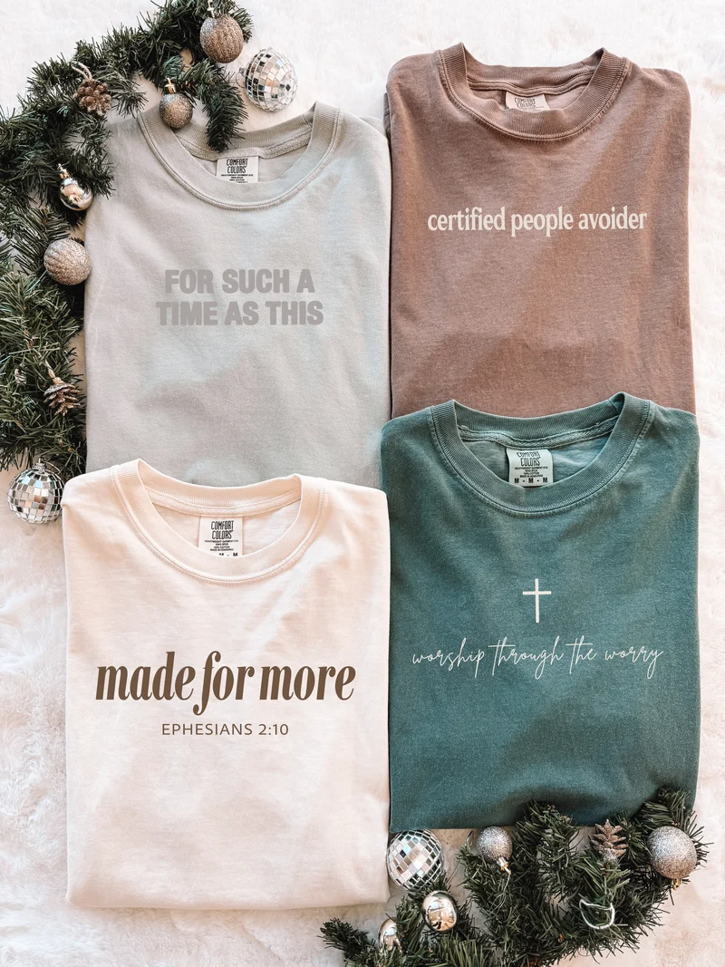 Script Comfort Colors Tees