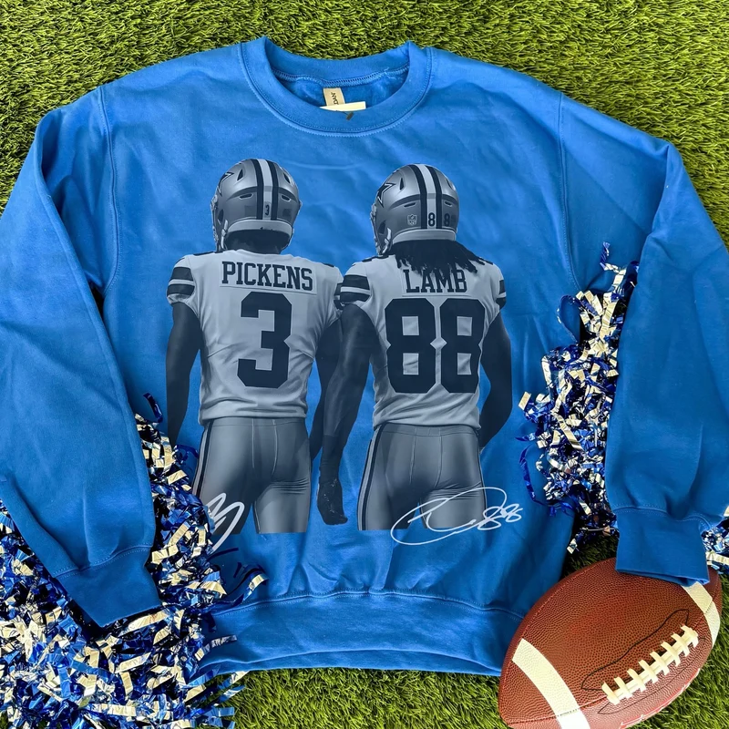 Pickens and Lamb Sweatshirt in Blue