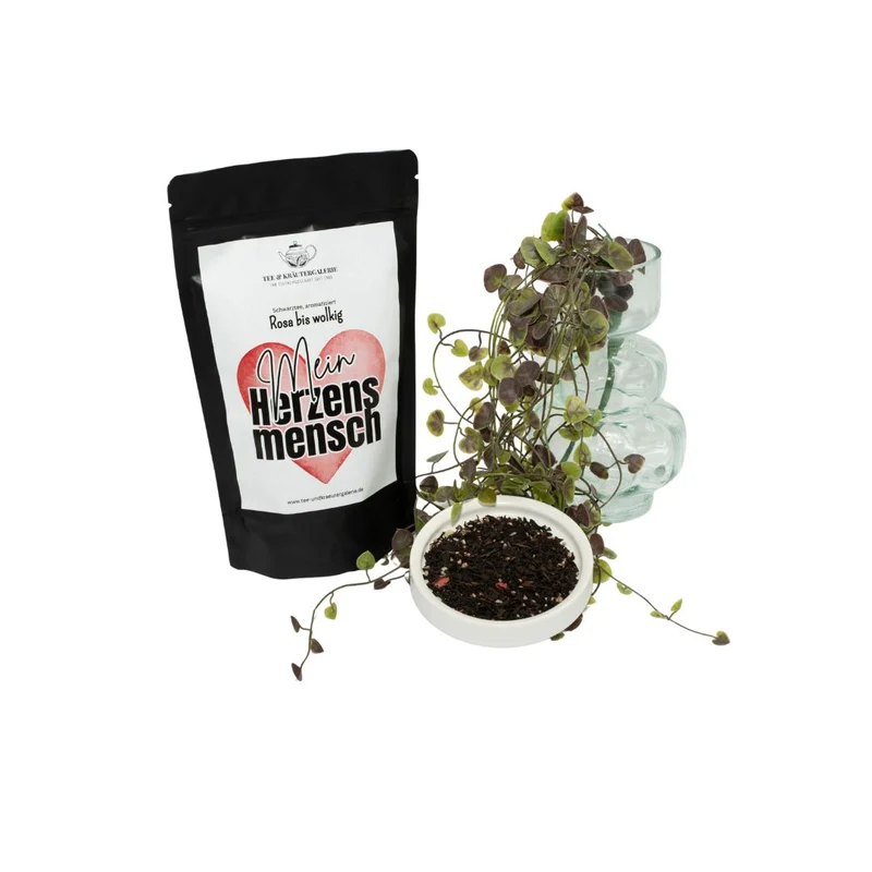 Rosa bis wolkig - Tee mit Sprüchen | Schwarztee | Aroma