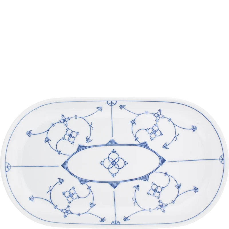 KAHLA Blau Saks Platte oval 32 cm Blau Saks